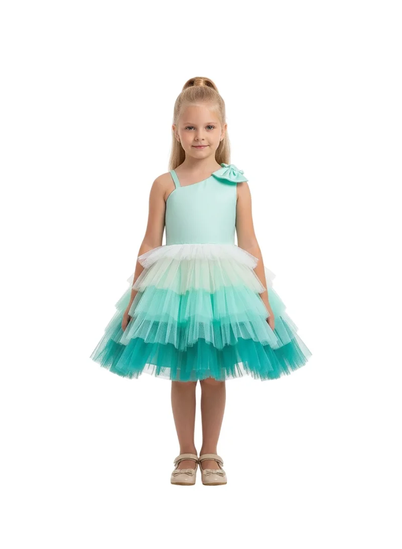 D'Daniela Tiered Tulle Dress